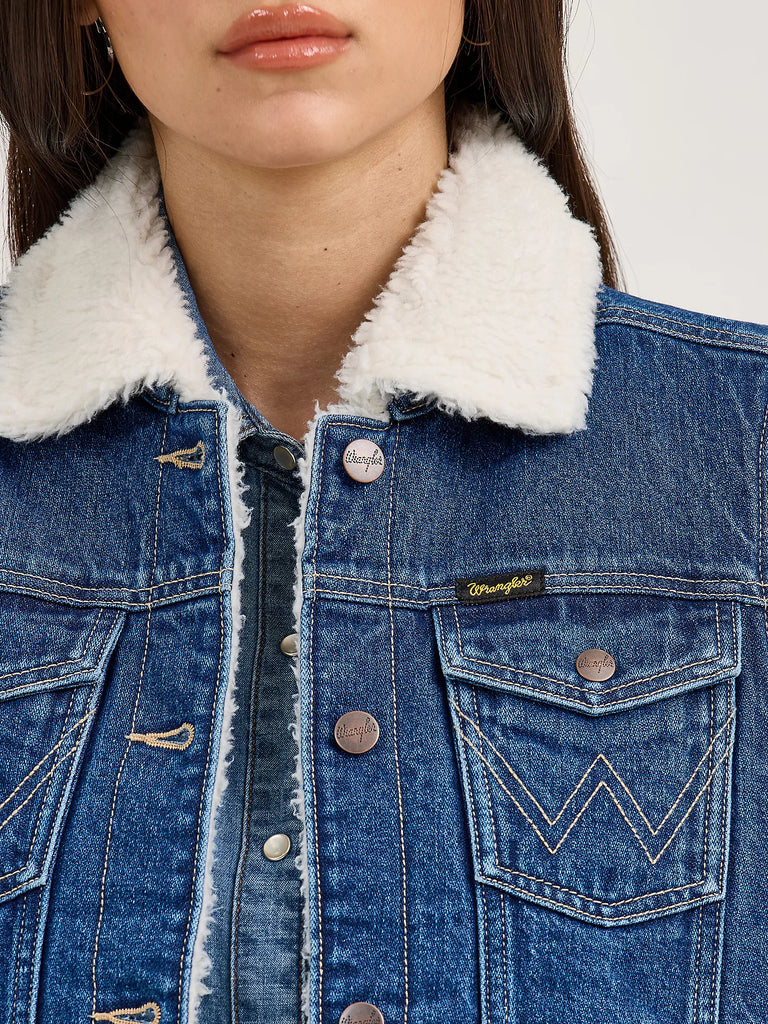 Women's Wrangler Sherpa Lined Vest #112368298