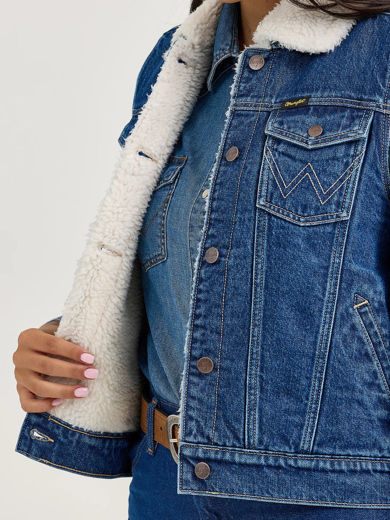 Women's Wrangler Sherpa Lined Vest #112368298
