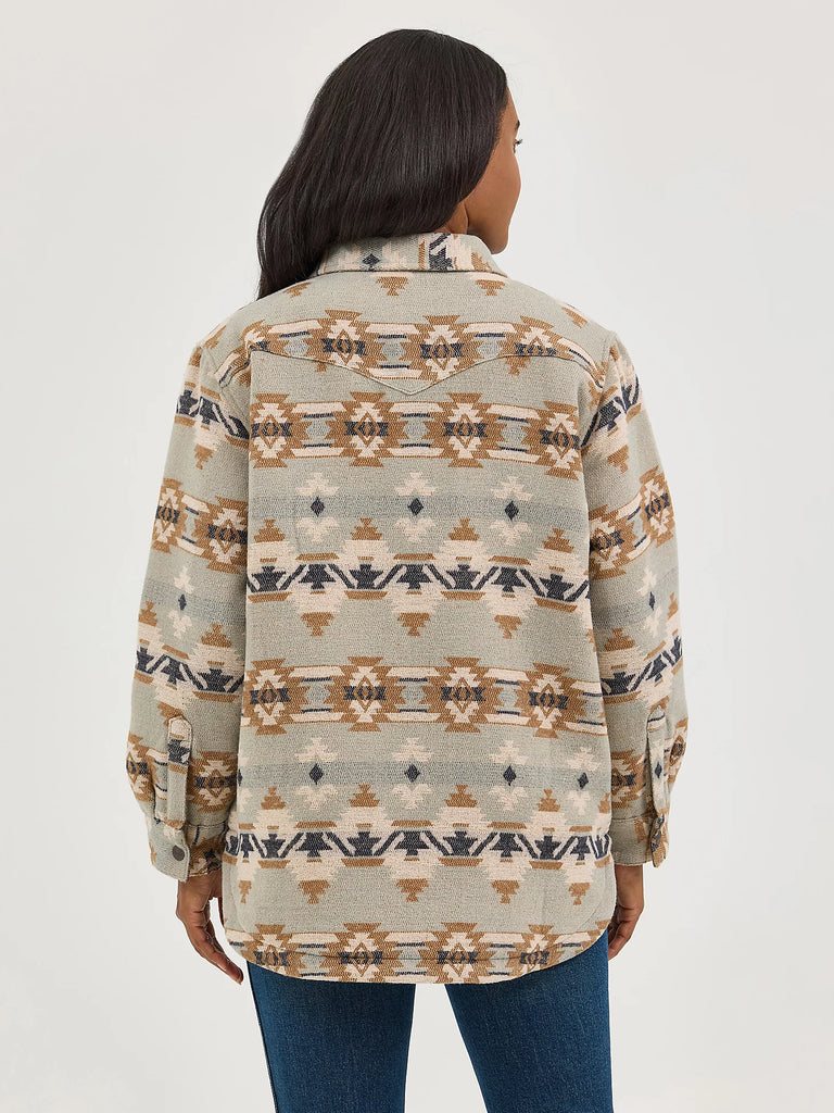 Women's Wrangler Quilt Lined Jacquard Shacket #112368299