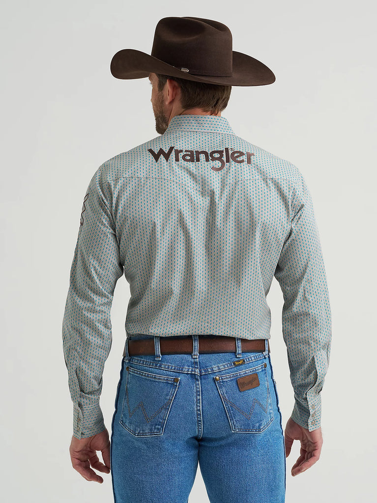 Men's Wrangler Logo Snap Front Shirt #112369449