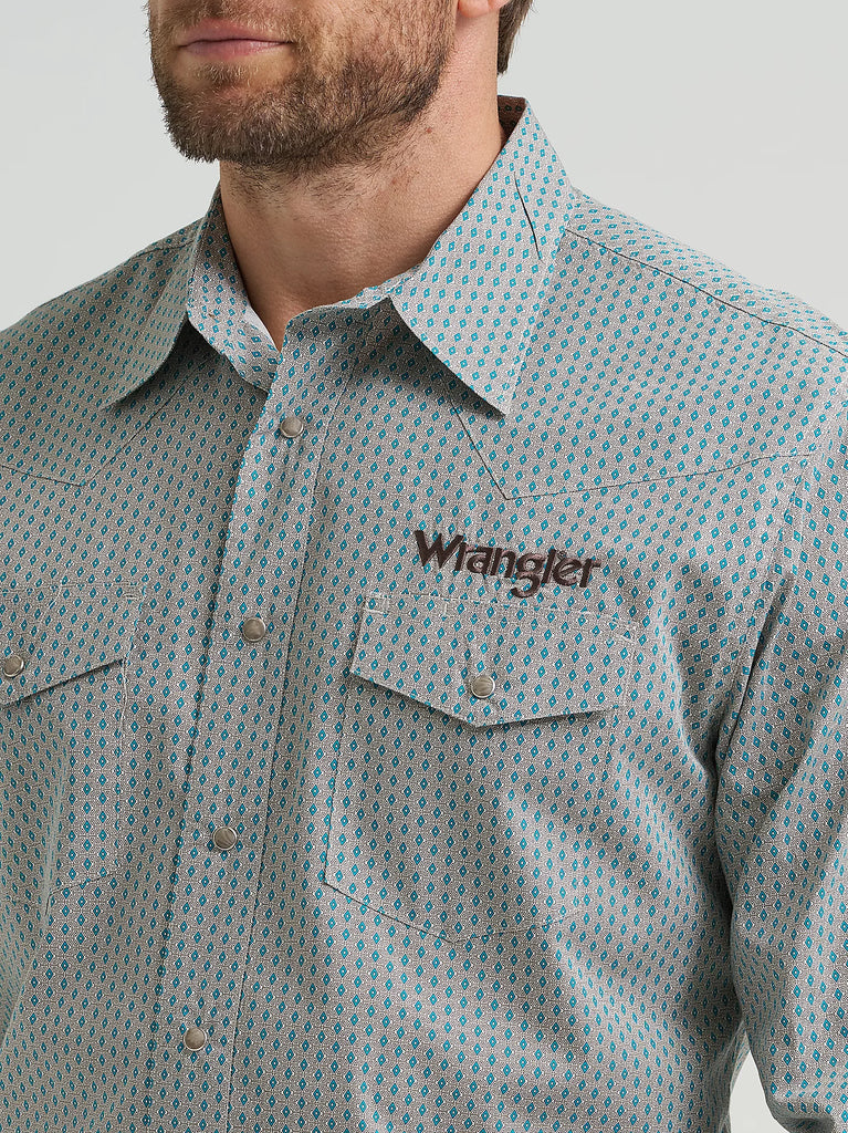 Men's Wrangler Logo Snap Front Shirt #112369449