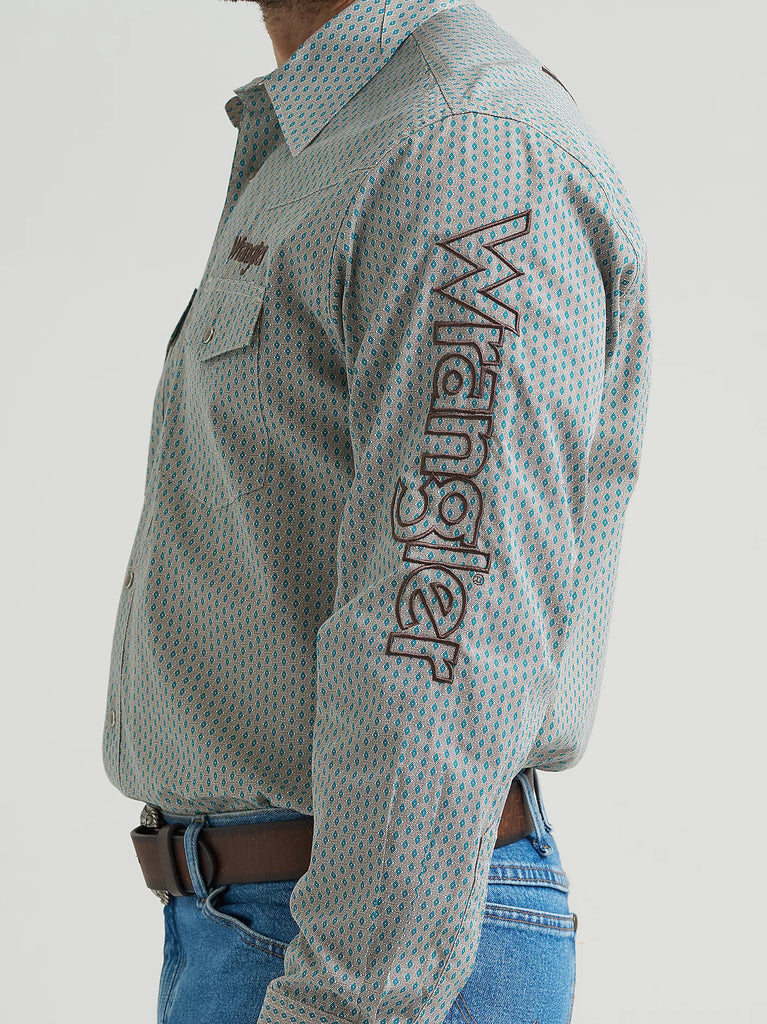 Men's Wrangler Logo Snap Front Shirt #112369449