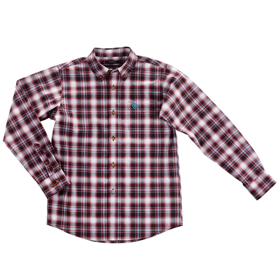 Boy's Ariat Kenneth Button Down Shirt #10042800-C