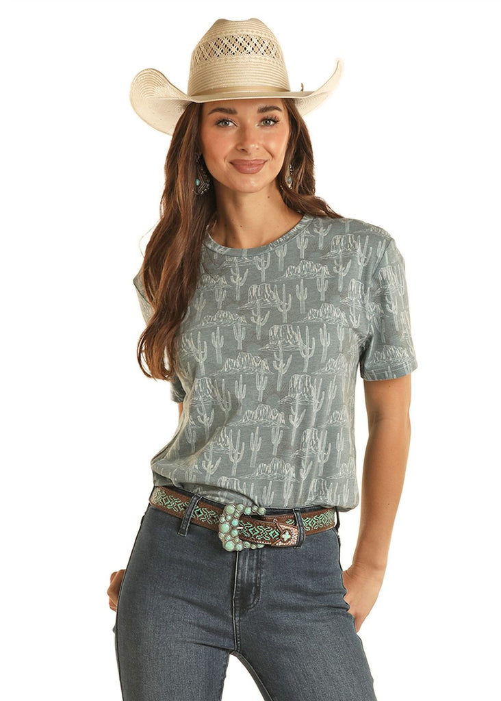 Men's Rock & Roll Cowboy T-Shirt #BU21T03477