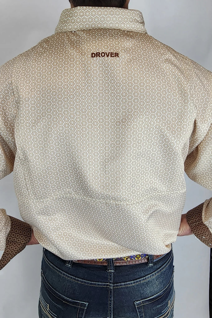 Men's Drover Cowboy Threads Performance Vent Mayhem Button Down Shirt #D156