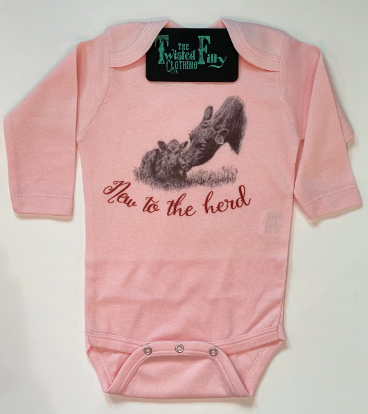 Infant Girl's Twisted Filly Onesie #TF-621