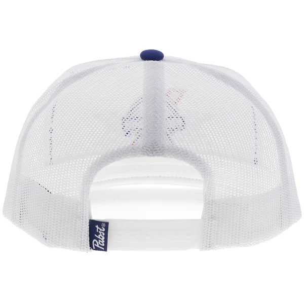 Men's Hooey Pabst Blue Ribbon Cap #2576T-WH