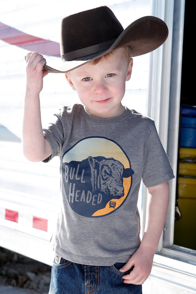 Toddler Boy's Cinch Bull Headed T-Shirt #MTT7671088