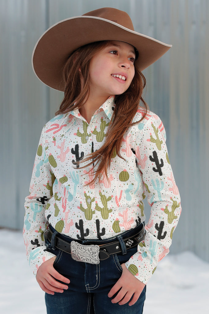 Girl's Cruel Girl Button Down Shirt #CTW3380001