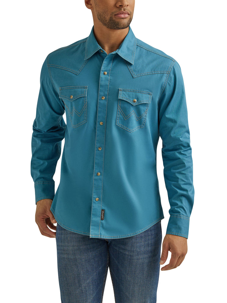 Men's Wrangler Retro Premium Snap Front Shirt #112344555X