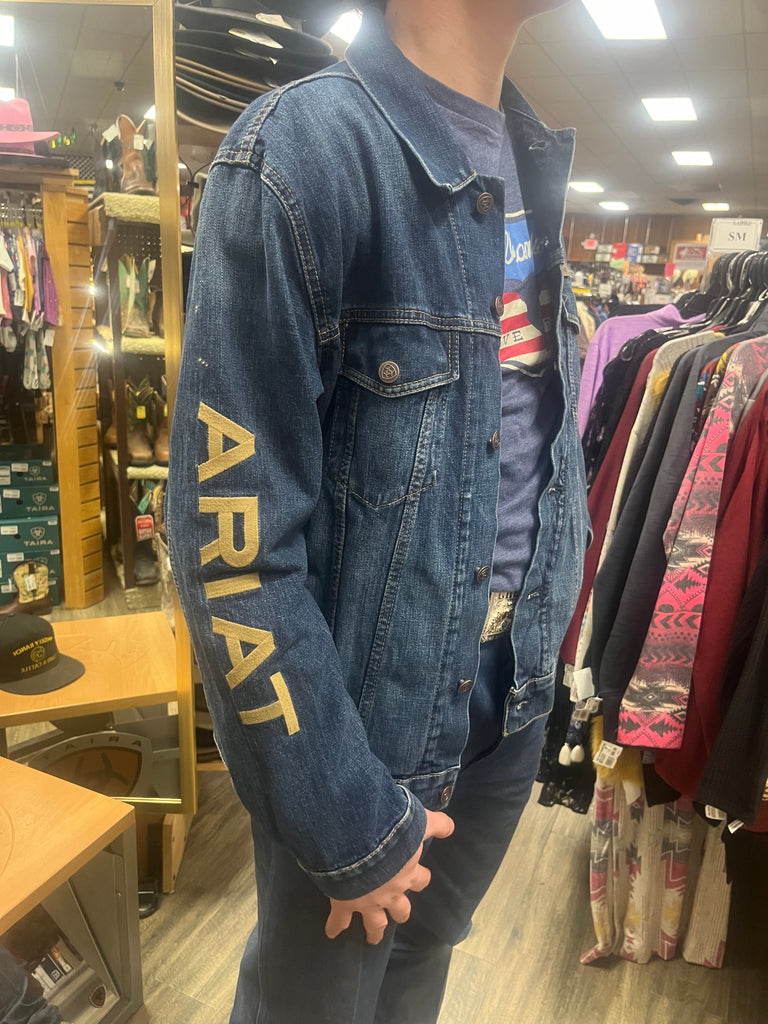 Men's Ariat Denim Team Trucker Jacket #10048255-C High Country