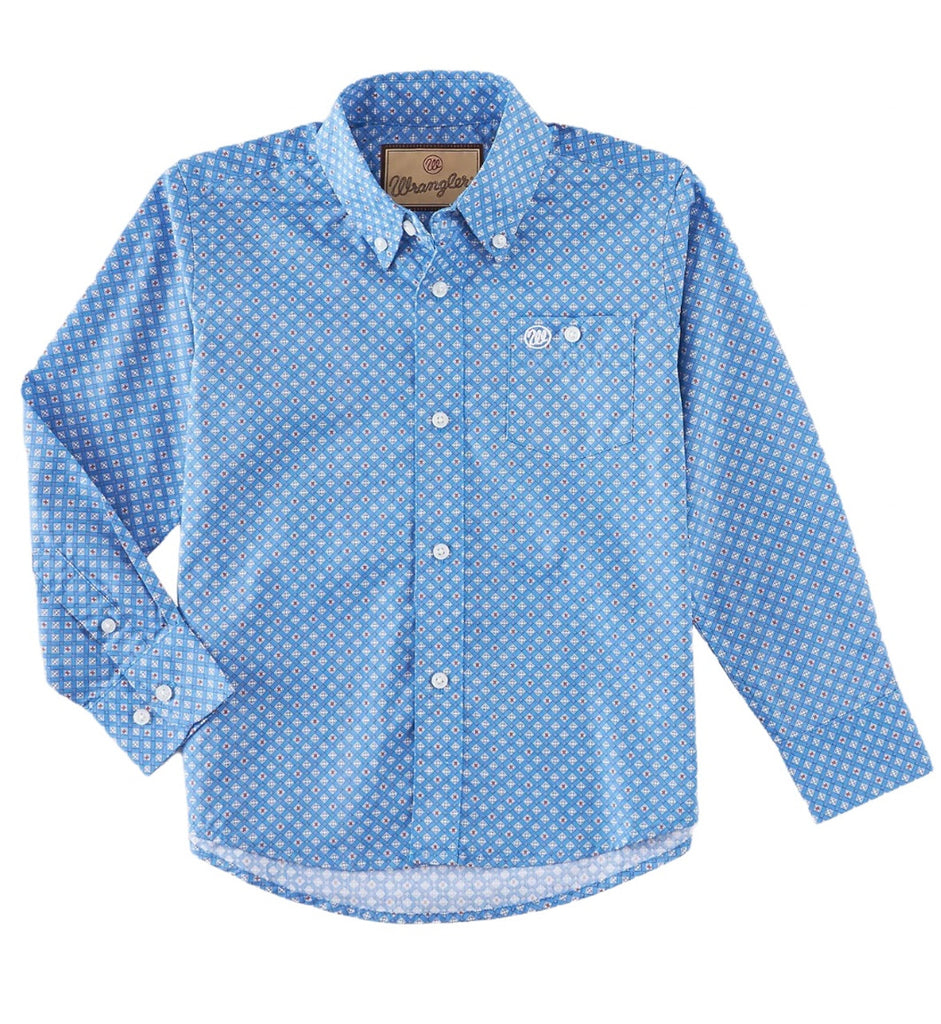 Boy's Wrangler Button Down Shirt #112314944