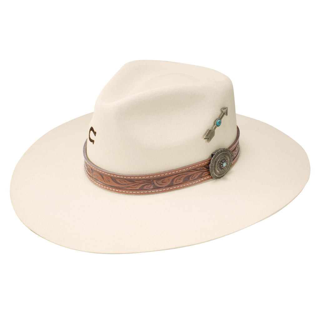 Charlie 1 Horse White Sands Felt Hat #CWWTSN-4036