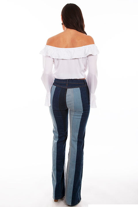 Women's Scully Flare Jeans #HC689-DEN