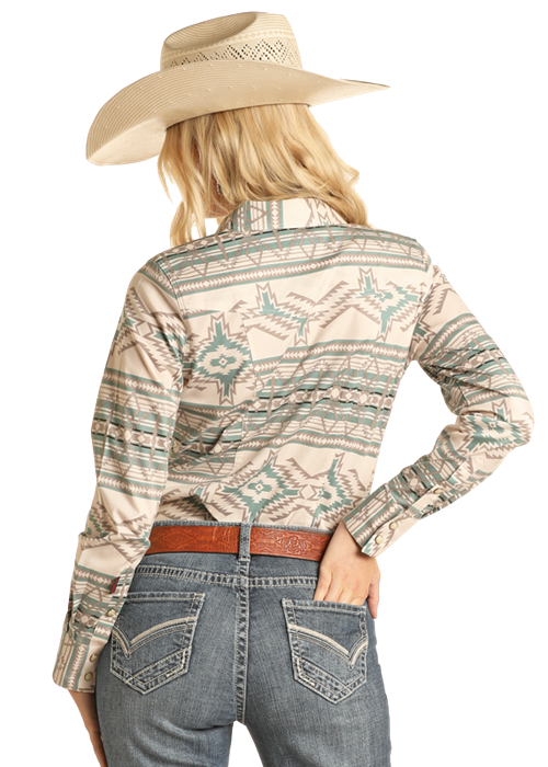 Women's Rock & Roll Cowgirl Snap Front Shirt #RRWSOSR0R7-C