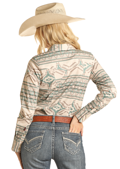 Women's Rock & Roll Cowgirl Snap Front Shirt #RRWSOSR0R7