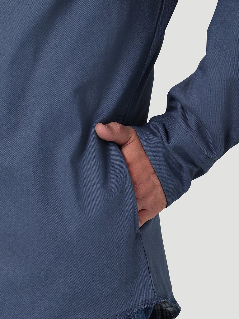 Men's Wrangler Flannel Lined Snap Front Work Shirt #112330932