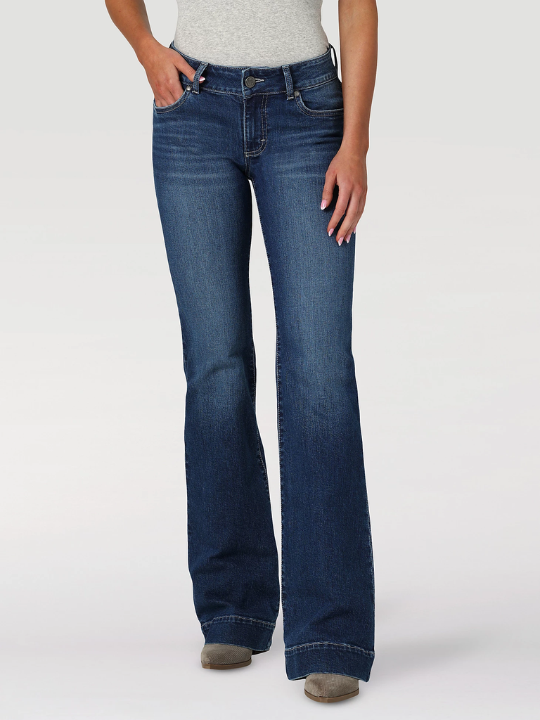 Wrangler® Retro Trouser Flare Stretch Jean - Women's Jeans in Sara Wrangler® Retro Trouser Flare Stretch Jean - Women's Jeans in Sara