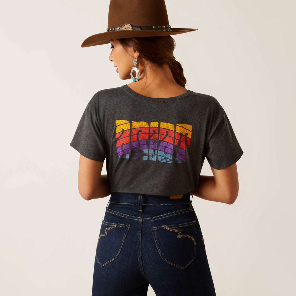 Women's Ariat Groovy Sunset T-Shirt #10047922