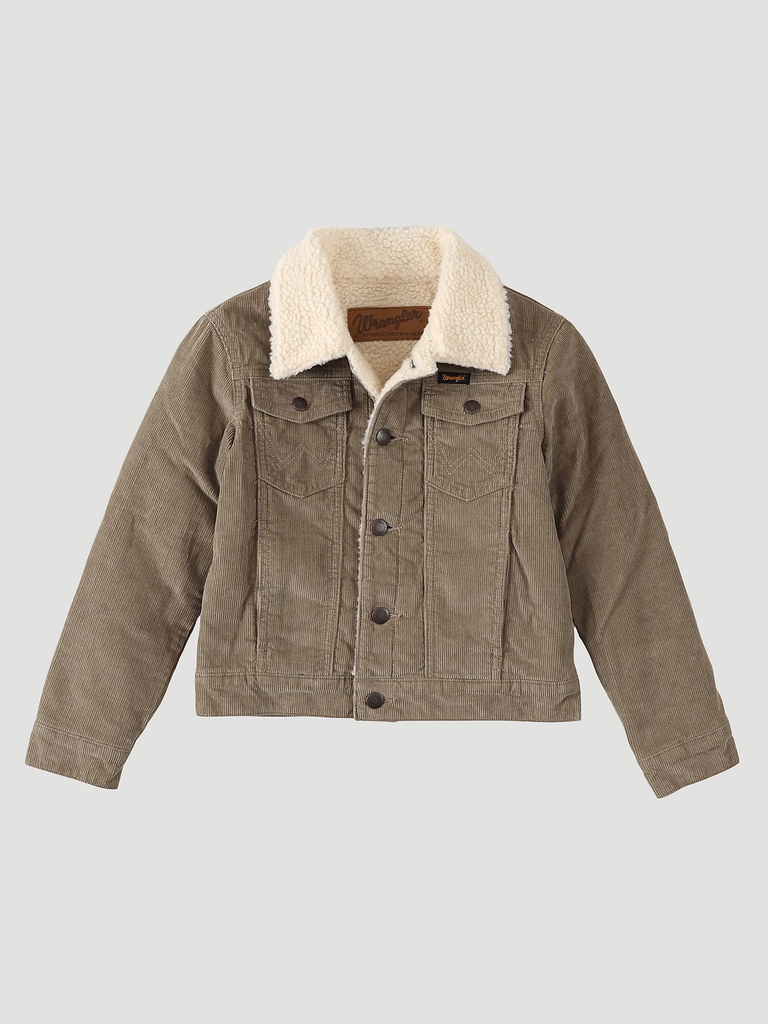 Boy's Wrangler Cowboy Cut Sherpa Lined Jacket #112335635