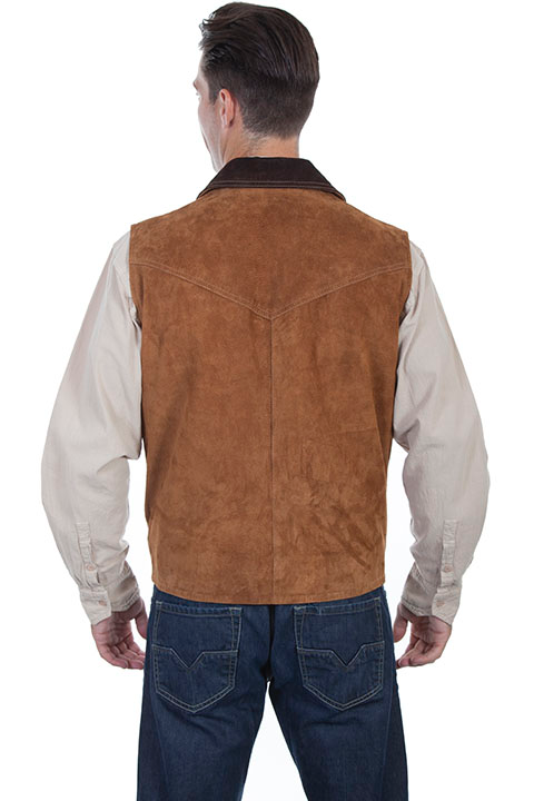 Men's Scully Conceal Carry Leather Vest #621-125