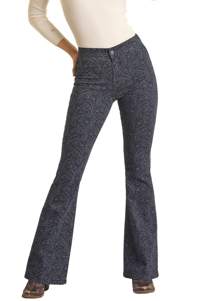 Women's Rock & Roll Cowgirl Flare Jean #BW6PD02926