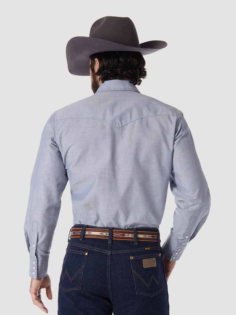 Men's Wrangler Authentic Cowboy Cut Snap Front Work Shirt #70130MW