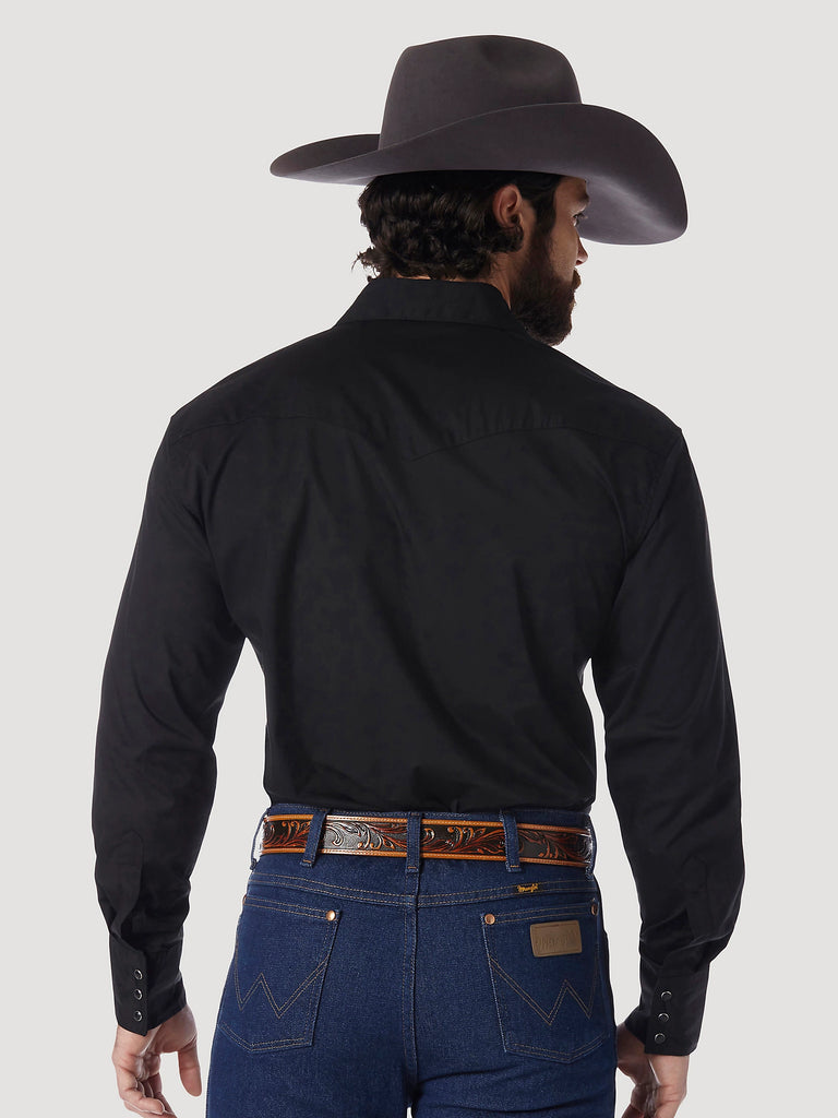Men's Wrangler Authentic Sport Western Snap Front Shirt #71105BK