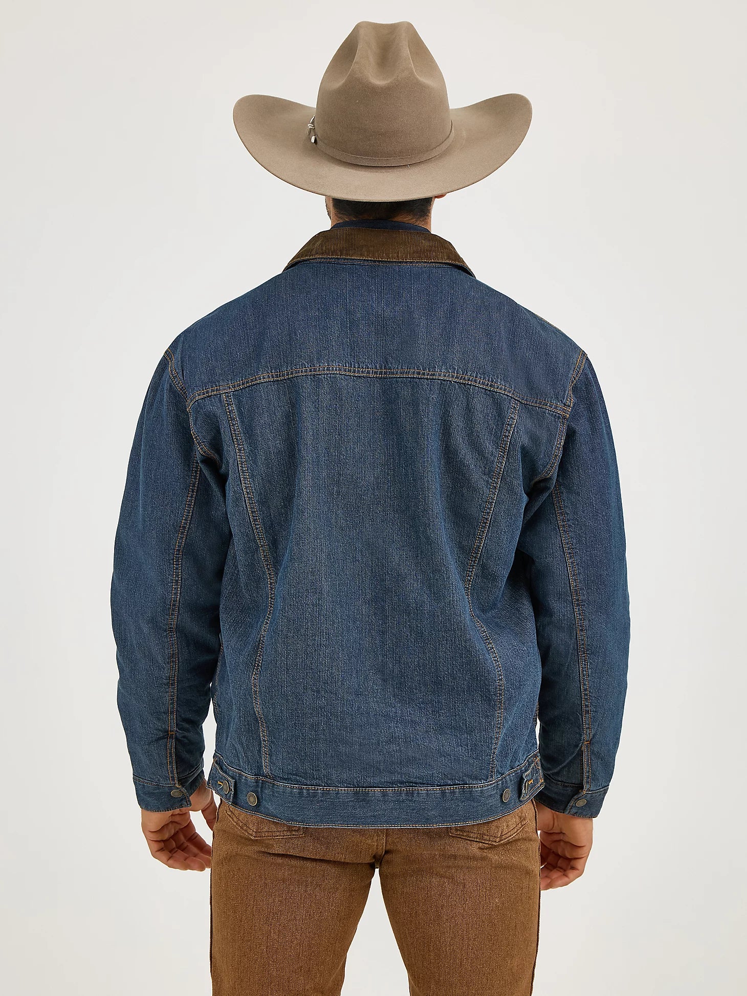 Men's Wrangler Blanket Lined Denim Jacket #74265RTX | High Country