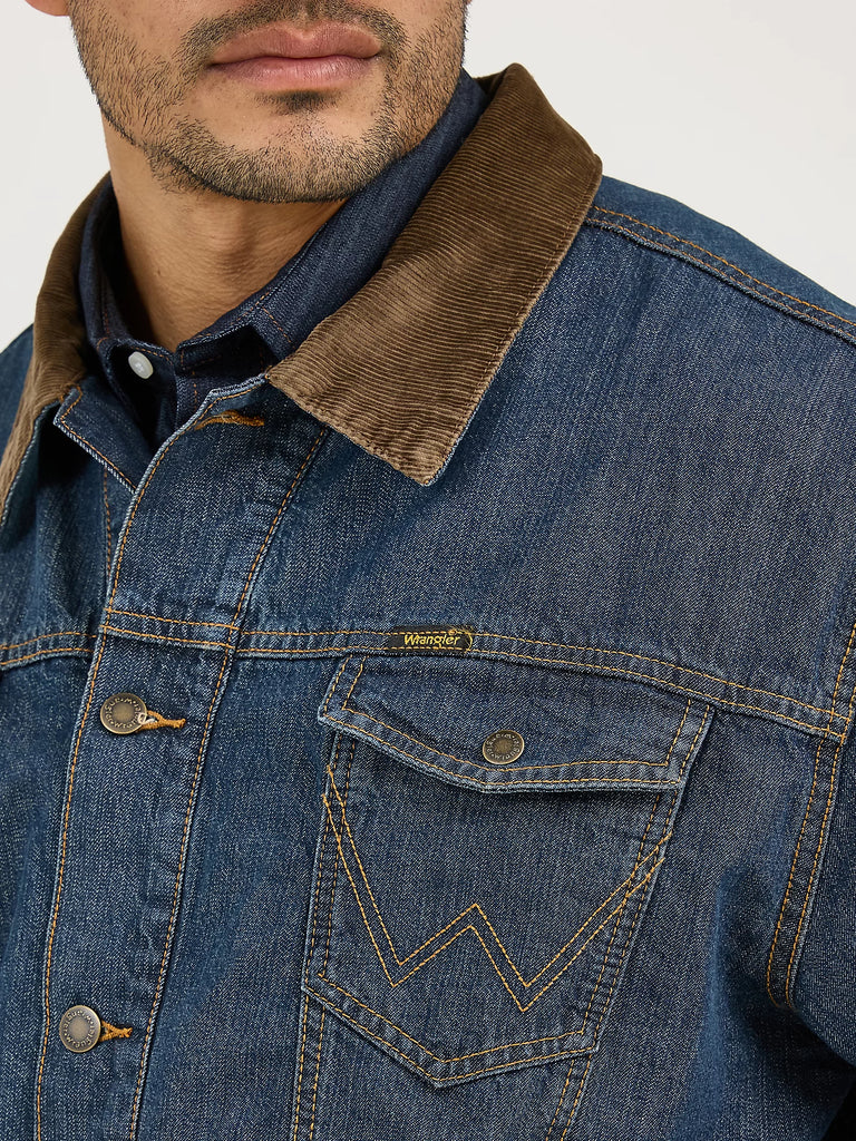 Men's Wrangler Blanket Lined Denim Jacket #74265RT