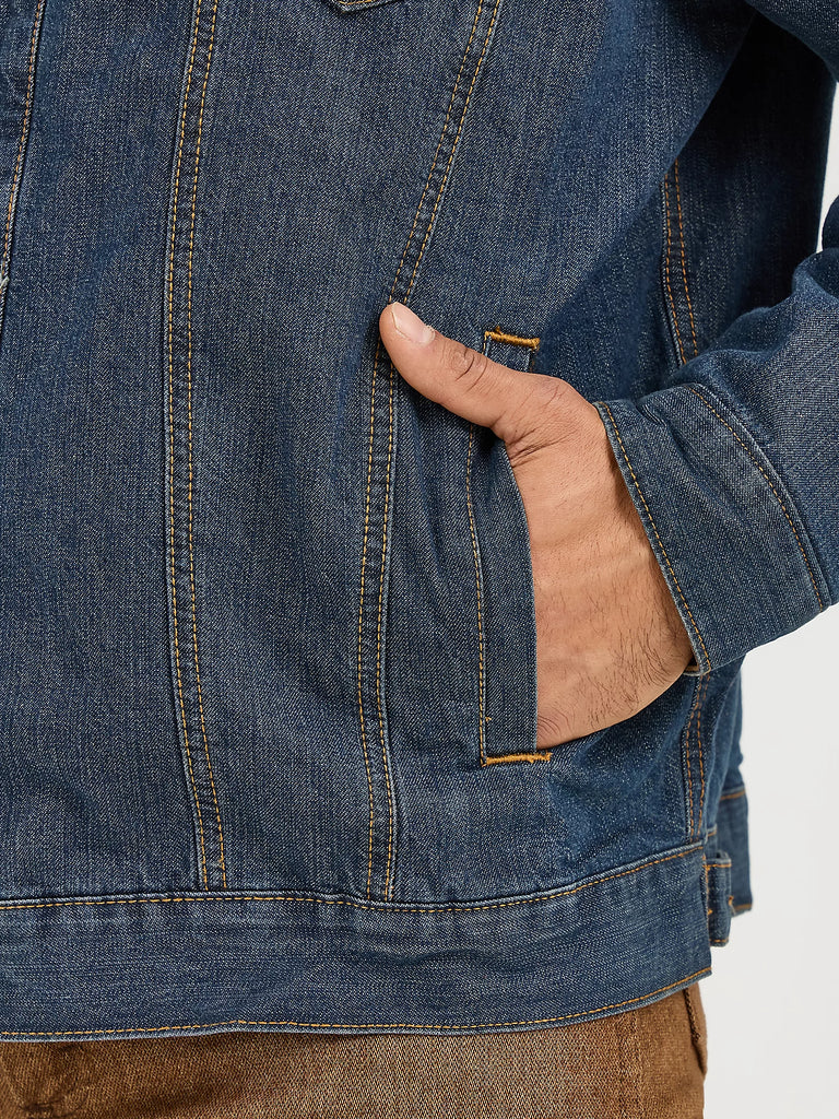 Men's Wrangler Blanket Lined Denim Jacket #74265RT