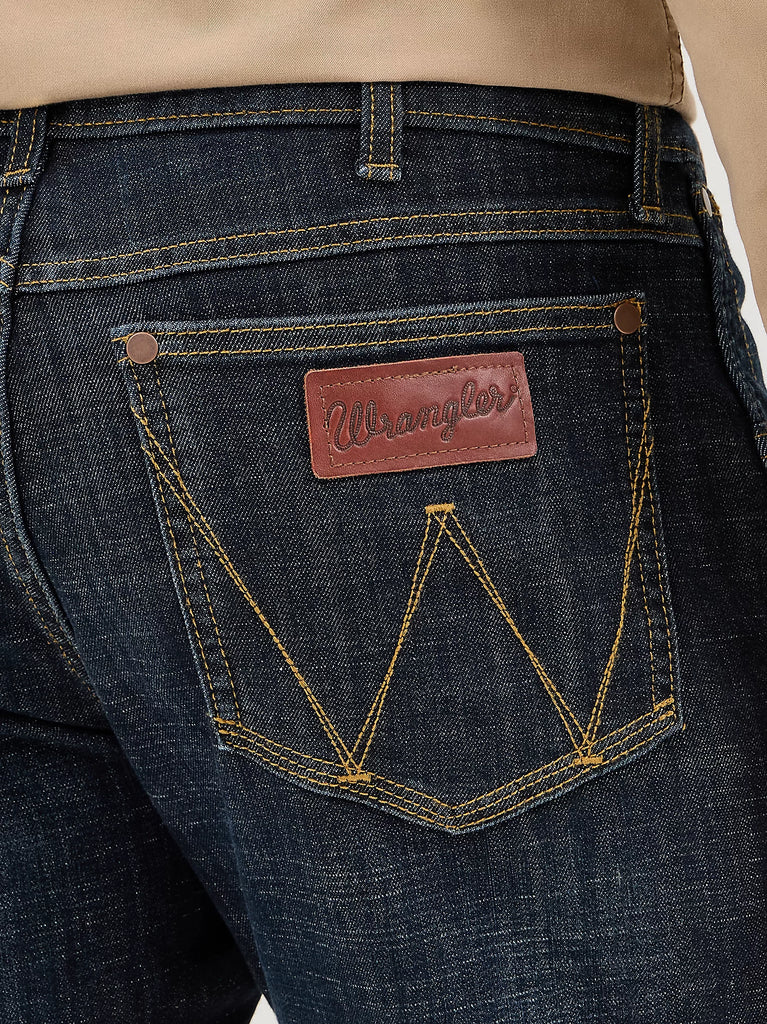 Men's Wrangler Retro Slim Fit Bootcut Jean #77MWZDXX