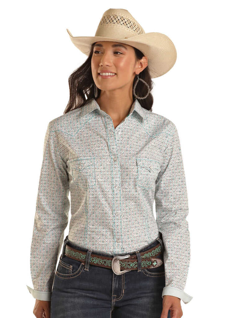 Women's Rough Stock Snap Front Shirt #RWN2S03161