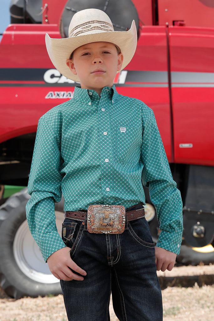 Boy's Cinch Button Down Shirt #MTW7060316