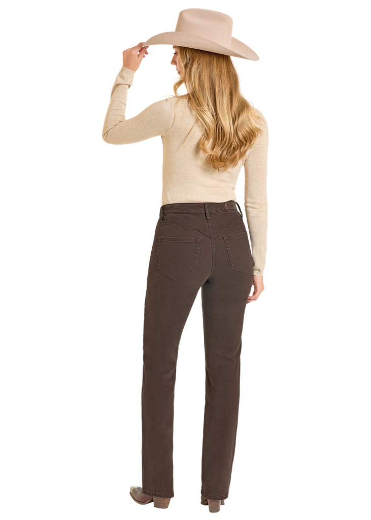Women's Rock & Roll Cowgirl Modest Bootcut Jean #BW1HD07196