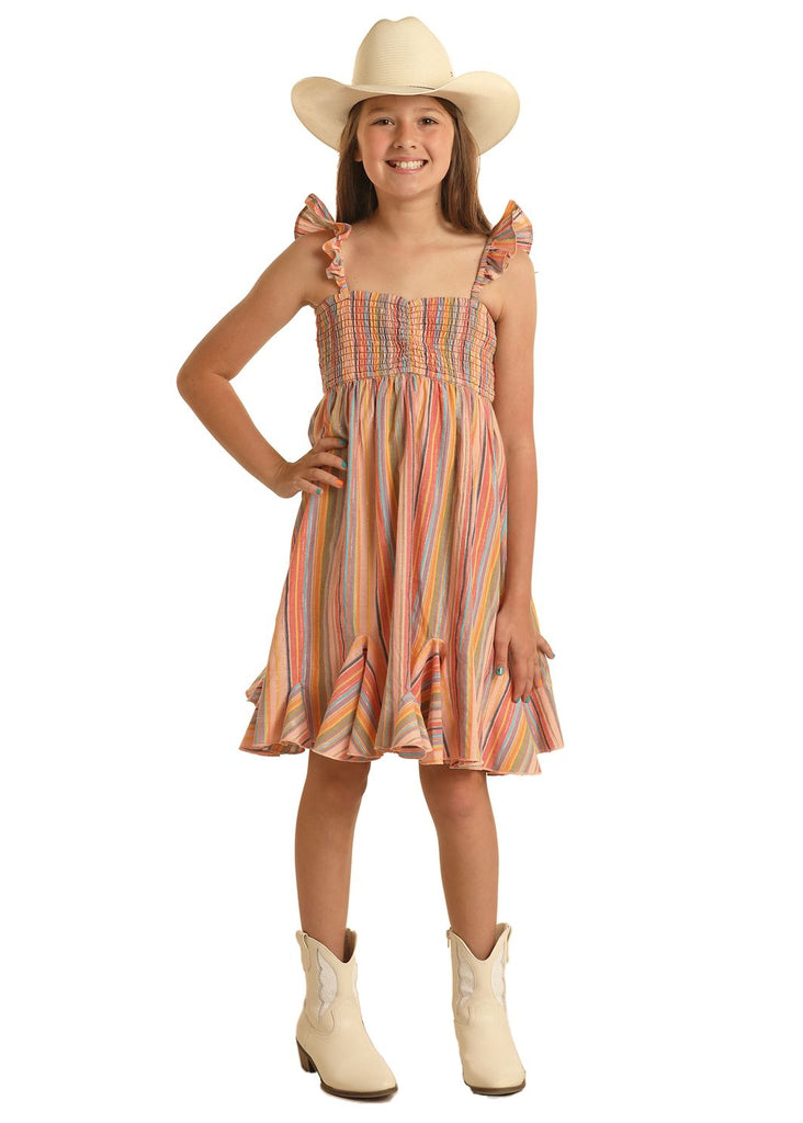 Girl's Rock & Roll Cowgirl Sleeveless Dress #BGD0R03252