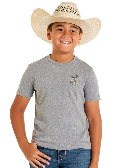 Boy's Rock & Roll Cowboy Graphic T-Shirt #BB21T06783