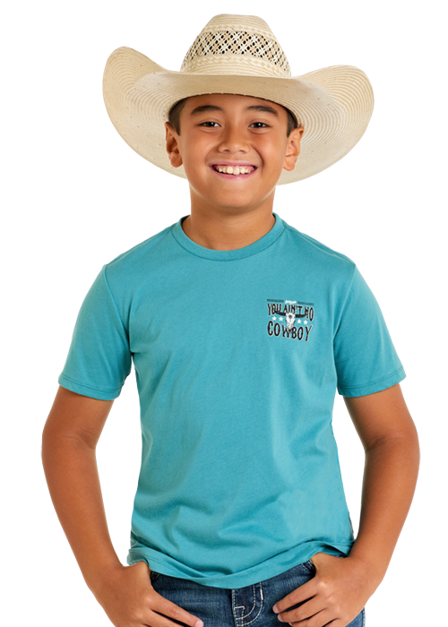 Boy's Rock & Roll Cowboy Graphic T-Shirt #BB21T06792