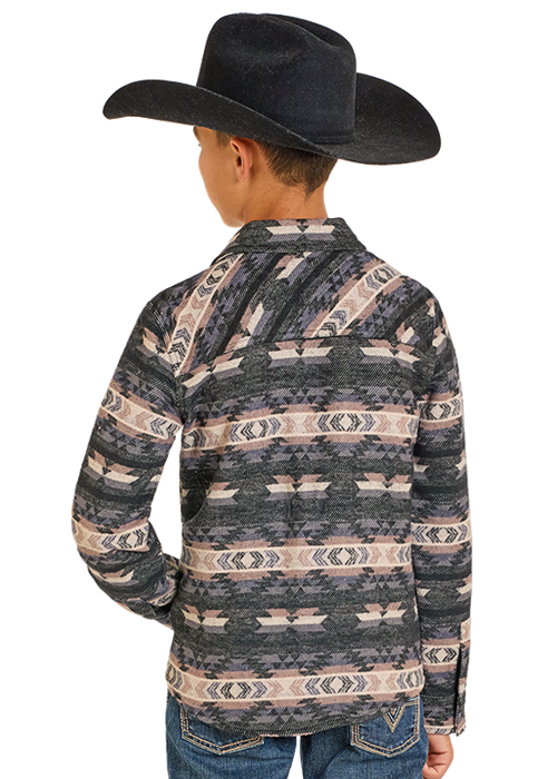 Men's Rock & Roll Cowboy Shirt Jacket #BB92C06731