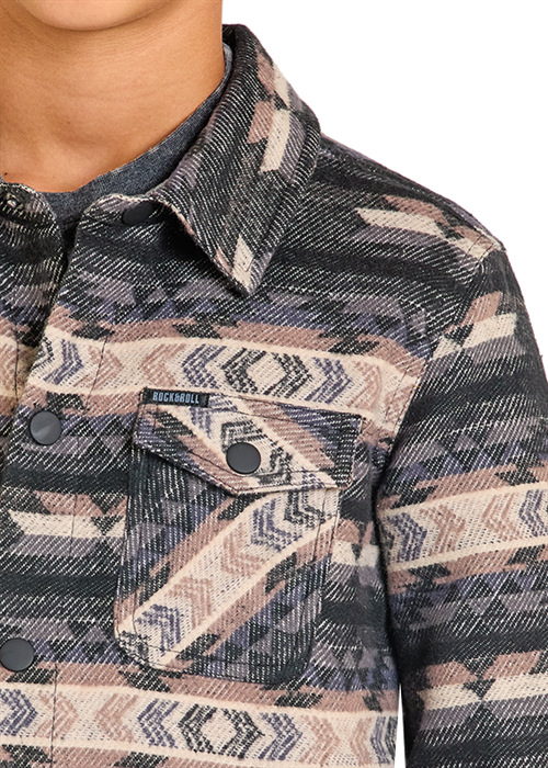 Men's Rock & Roll Cowboy Shirt Jacket #BB92C06731
