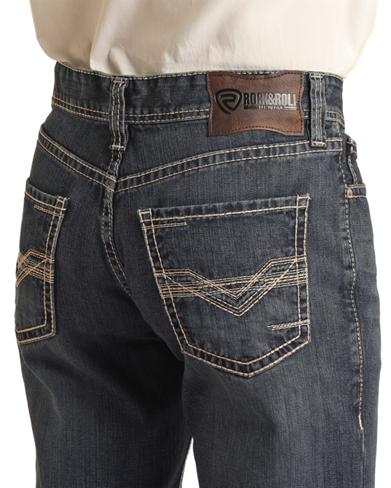 Men's Rock & Roll Cowboy Double Barrel Straight Jean #BM0SD03653