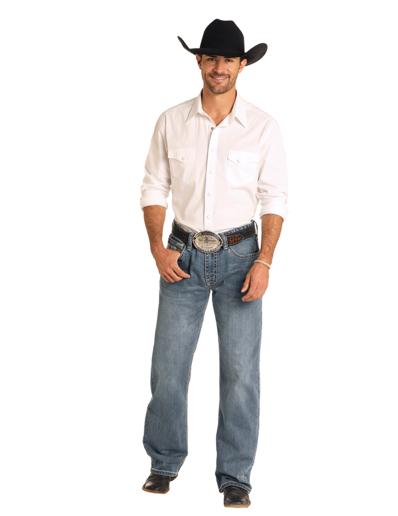 Men's Rock & Roll Cowboy Double Barrel Straight Jean #BM0SD04814