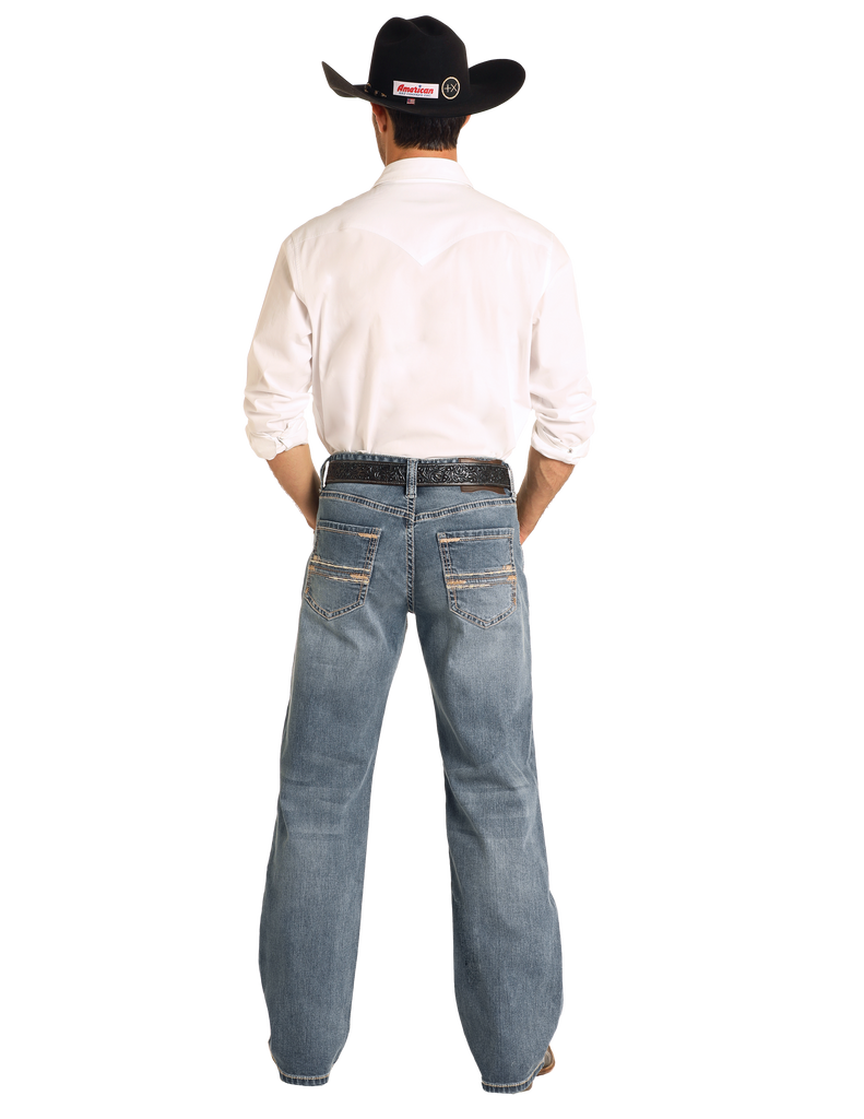 Men's Rock & Roll Cowboy Double Barrel Straight Jean #BM0SD04814