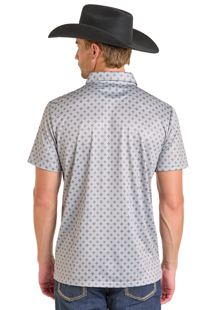 Men's Rock & Roll Cowboy Polo Shirt #BM51T07278