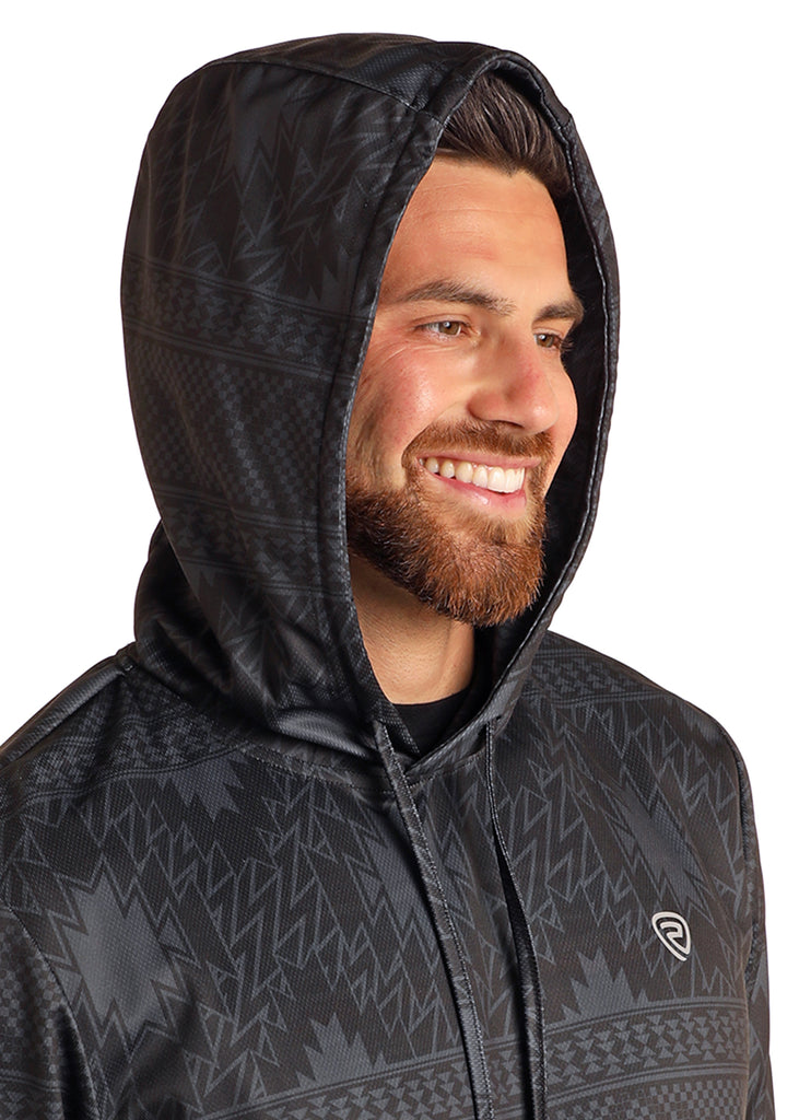 Men's Rock & Roll Cowboy Hoodie #BM94T05976