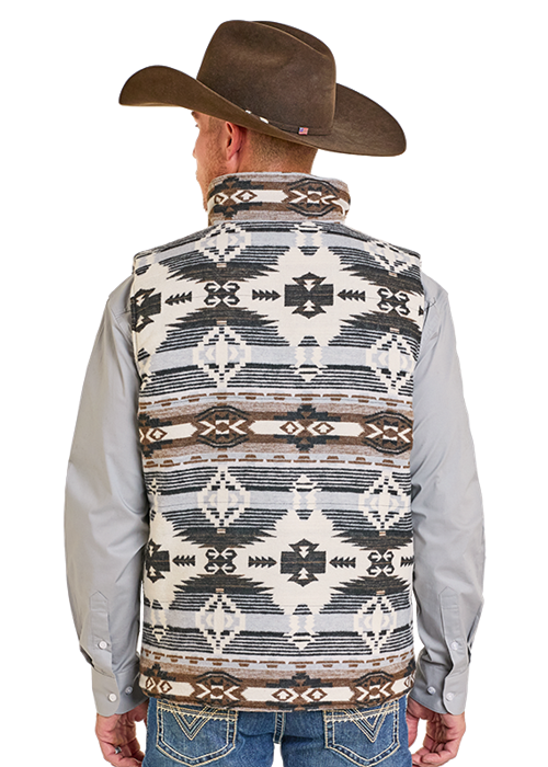 Men's Rock & Roll Cowboy Reversible Vest #BM98C06716