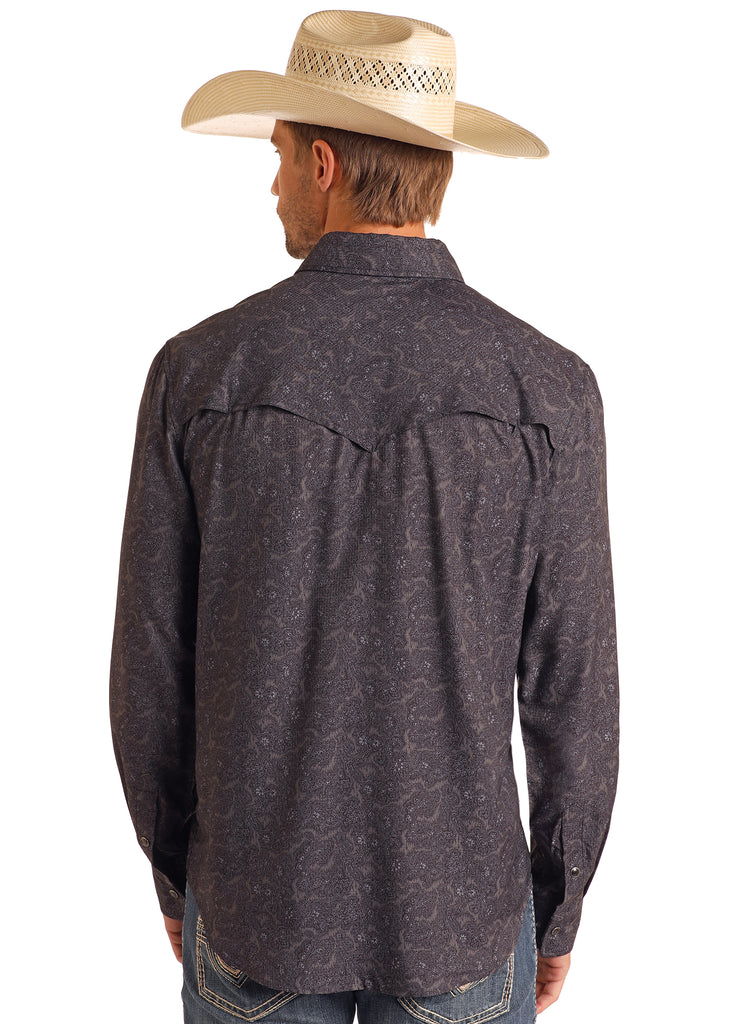 Men's Rock & Roll Cowboy Snap Front Shirt #BMN2S05955
