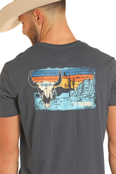 Men's Rock & Roll Cowboy T-Shirt #BU21T05043