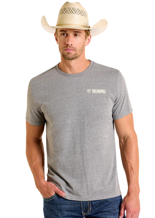 Men's Rock & Roll Cowboy Graphic T-Shirt #BU21T06779