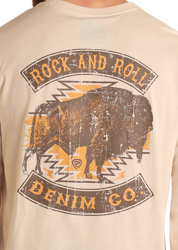 Men's Rock & Roll Cowboy T-Shirt #BU22T05599
